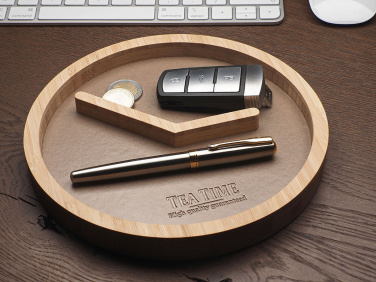 Logo trade promotional items image of: Wooden organiser 1843292